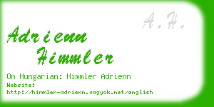 adrienn himmler business card